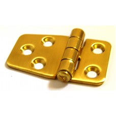 Brass hinge with short end