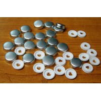 Screw Caps and Washers 10mm Metallic pack of 20