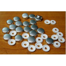 Screw Caps and Washers 10mm Metallic pack of 20