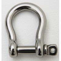 Shackle D shape Stainless Steel 22mm x 30mm
